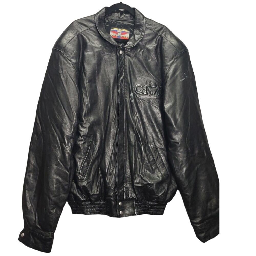 Jeff Hamilton Men Leather Cleveland Cavaliers NBA XXL Jacket Cavs VNT Basketball